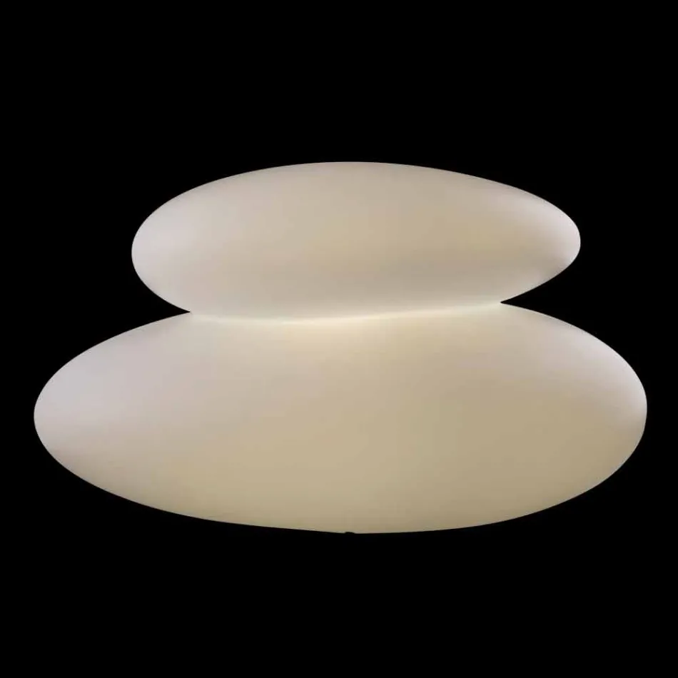 Candeeiro de pé para interior ou exterior de design natural moderno - Sassostar Viadurini