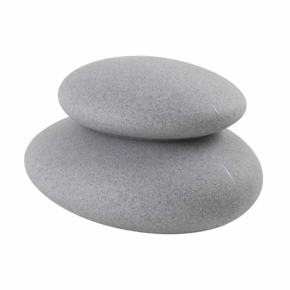 Candeeiro de pé para interior ou exterior de design natural moderno - Sassostar Viadurini