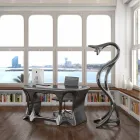 design moderno da lâmpada de assoalho Dragão feito na Itália Viadurini