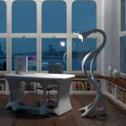 design moderno da lâmpada de assoalho Dragão feito na Itália Viadurini