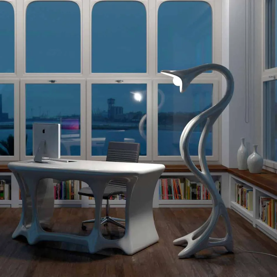 design moderno da lâmpada de assoalho Dragão feito na Itália Viadurini