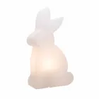 Candeeiro de pé de design, coelho branco para interior e exterior - Conigliostar Viadurini