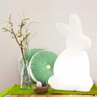 Candeeiro de pé de design, coelho branco para interior e exterior - Conigliostar Viadurini