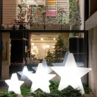 Candeeiro de pé em forma de estrela branca ou vermelha, design moderno - Ringostar Viadurini