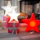 Candeeiro de pé em forma de estrela branca ou vermelha, design moderno - Ringostar Viadurini