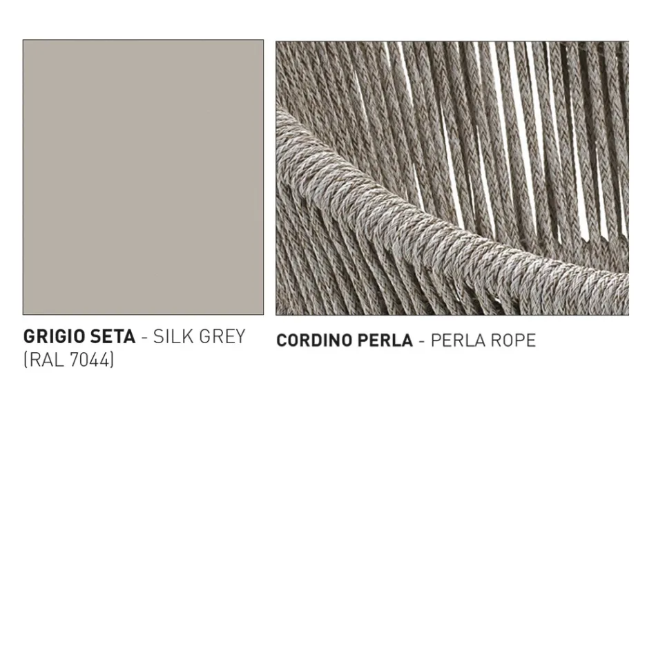 Candeeiro de pé em alumínio e fibra made in Italy - Tibidabo by Varaschin Viadurini