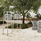 Candeeiro de pé em alumínio e fibra fabricado na Itália - Tibidabo by Varaschin Viadurini