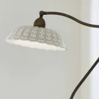 Cerâmica art nouveau de abajur de chão Anita Il Fanale Viadurini