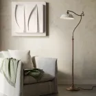 Candeeiro de pé de cerâmica estilo Liberty Anita Il Fanale Viadurini