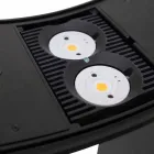 Candeeiro de pé em metal lacado com LED integrado Made in Italy - Indra Viadurini