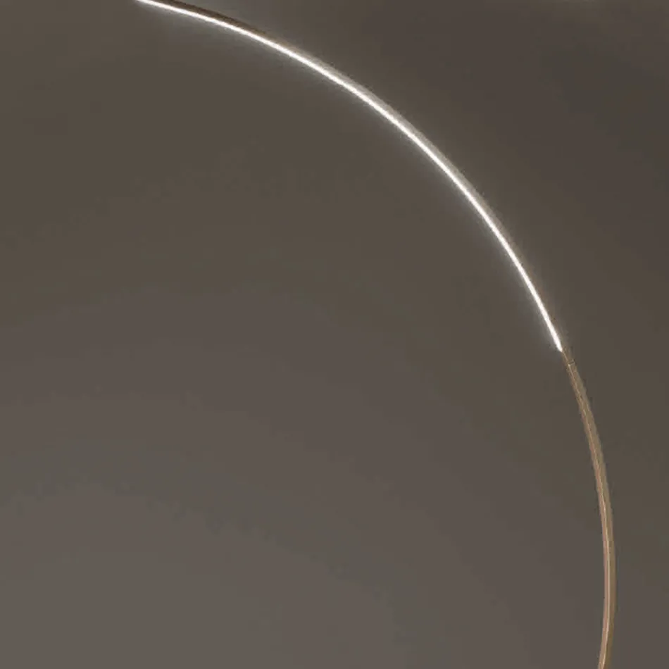 Luminária de chão em metal pintado com luz LED regulável - eucalipto Viadurini