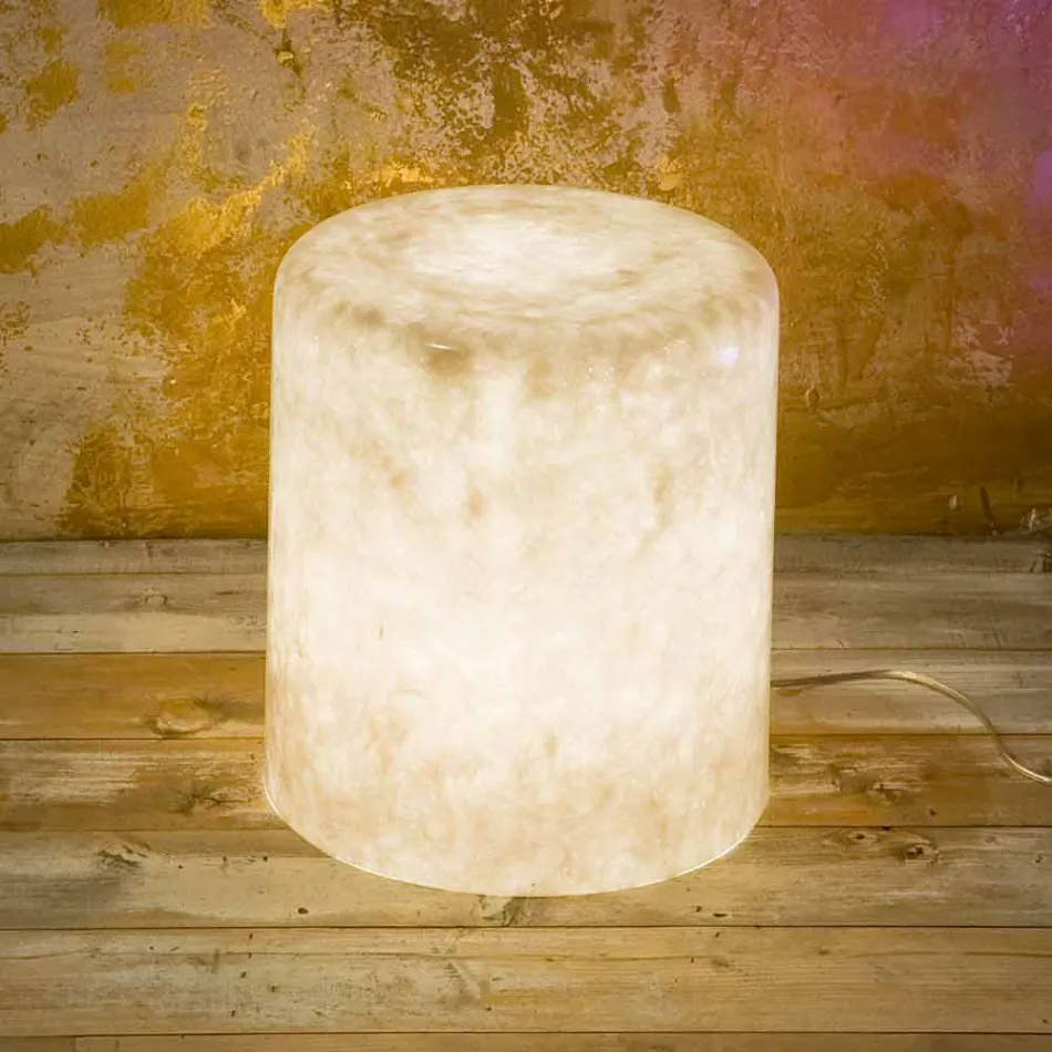 Candeeiro de pé de design em nebulite In-es.artdesign Bin F Nebula Viadurini