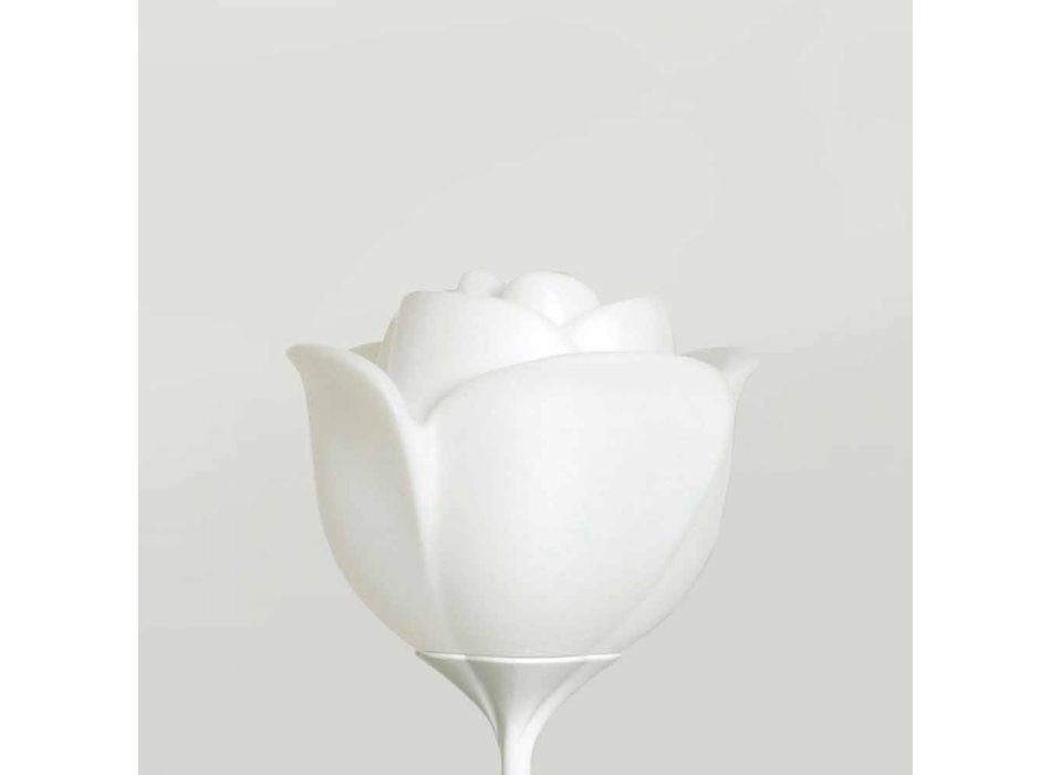 Lâmpada de assoalho de plástico com design de flores para exteriores - Baby Love de Myyour Viadurini