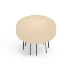Luminária de chão externa em polietileno alabastro, fabricada na Itália - Disco Viadurini