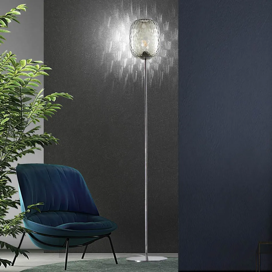 Abajur de vidro soprado à mão 30 cm - Cloe Balloton Viadurini