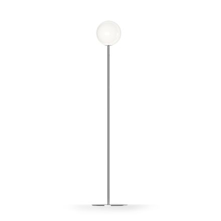Luminária de chão Althea em vidro revestido com acabamento polido ou acetinado, fabricada na Itália. Viadurini