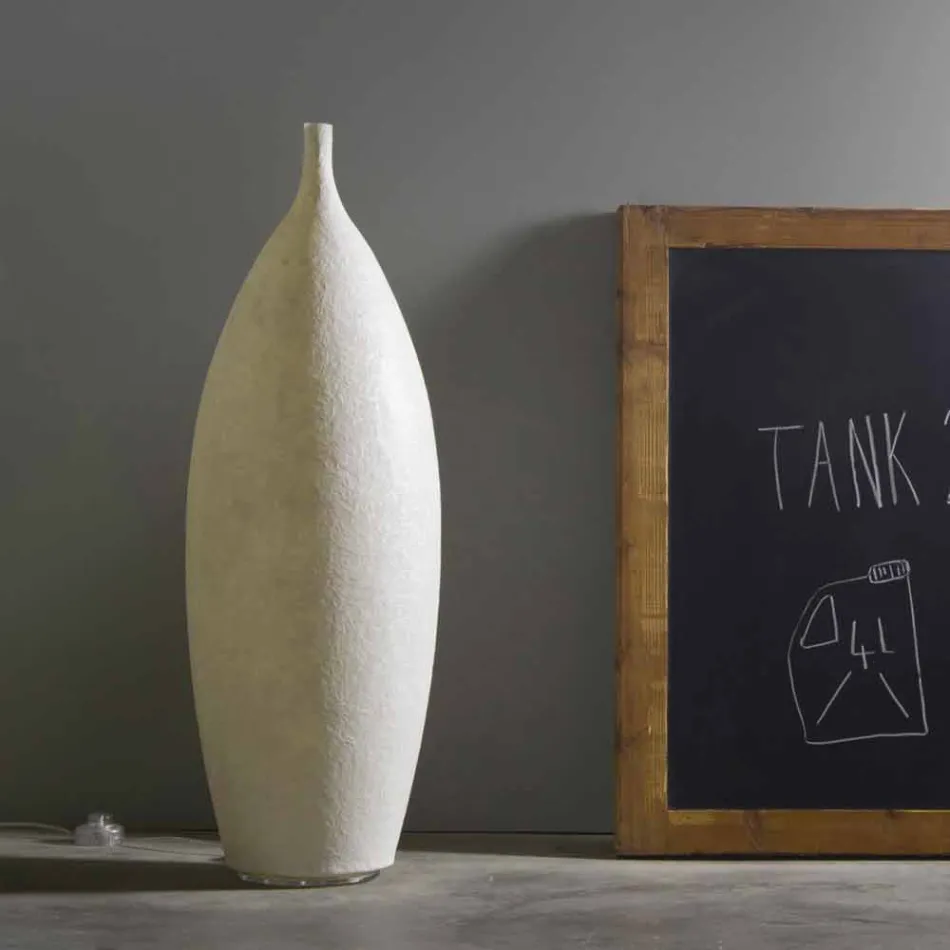 Luminária de pé contemporânea de nebulite In-es.artdesign Tank 2 H92cm Viadurini