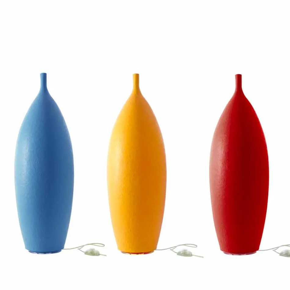 Luminária de pé contemporânea de nebulite In-es.artdesign Tank 2 H92cm Viadurini