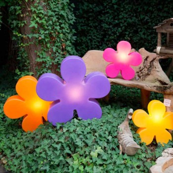 Design moderno de abajur ou abajur com flor colorida - Fiorestar