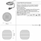 Candeeiro de pé para design exterior em 3 tamanhos, 2 peças - Pandora S by Myyour Viadurini