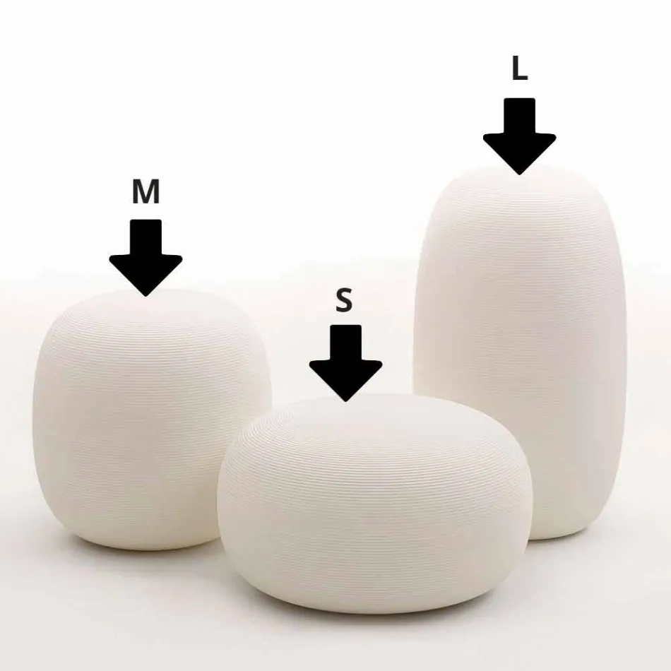 Candeeiro de pé para design exterior em 3 tamanhos, 2 peças - Pandora S by Myyour Viadurini