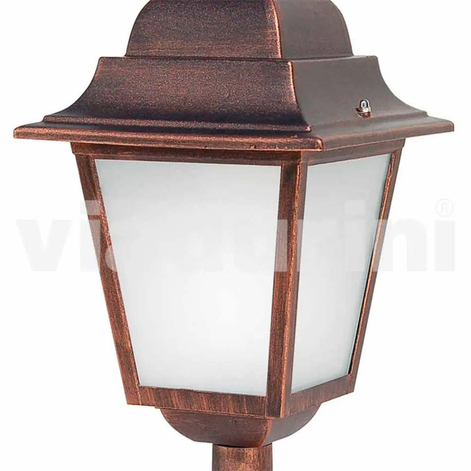 Luminária de pé para exterior de alumínio feita na Itália, Aquilina Viadurini