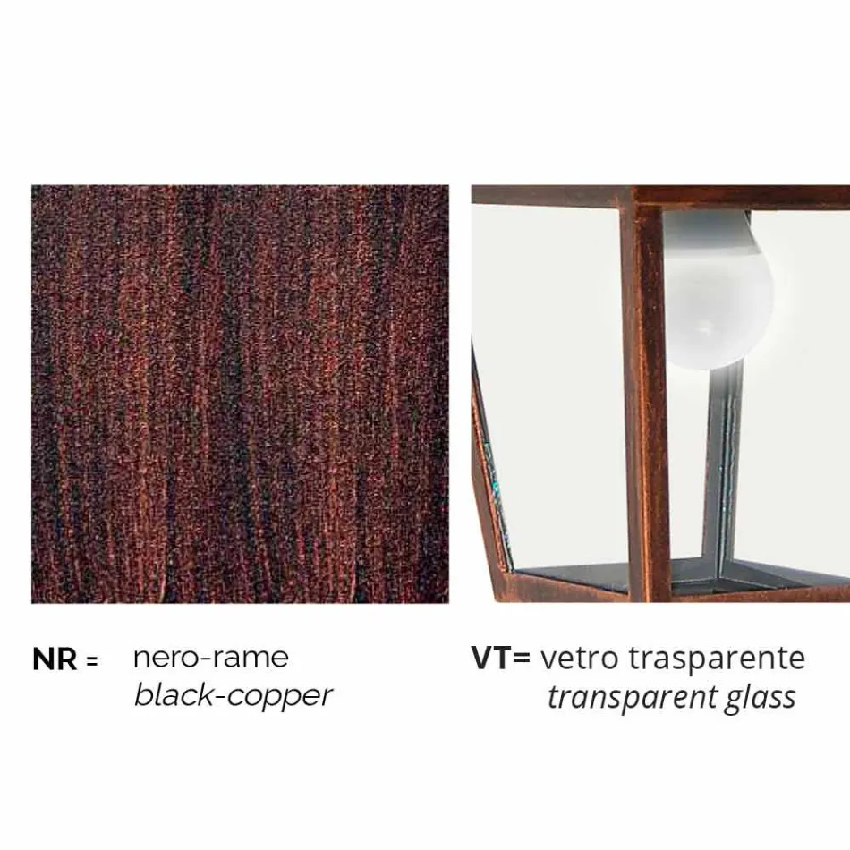 Luminária de pé para exterior de alumínio feita na Itália, Aquilina Viadurini