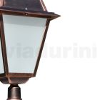 Luminária de chão para exterior em alumínio vintage fabricado na Itália - Doroty Viadurini