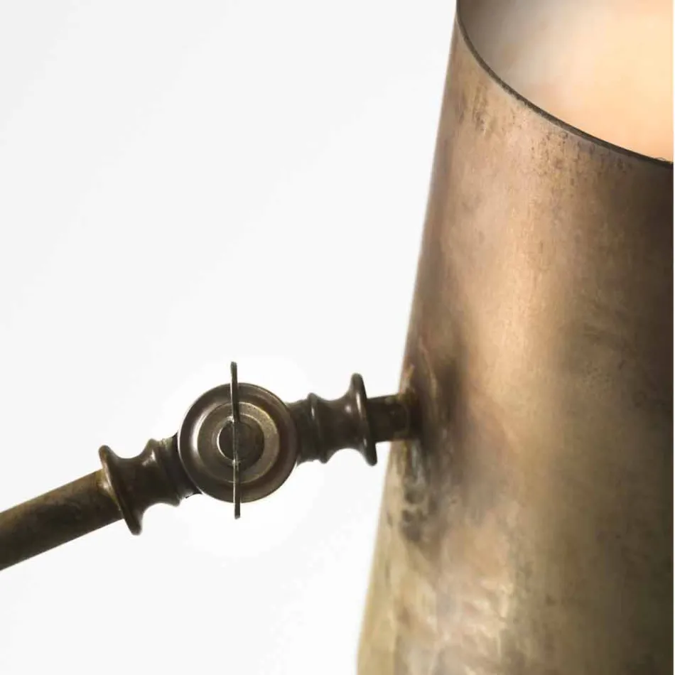 Terra industrial ajustável do estilo da lâmpada Reporter Il Fanale Viadurini