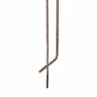 Snake Grilli feito na Itália couro e design de metal lâmpada Viadurini