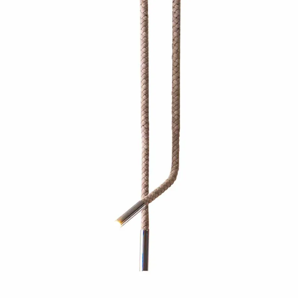 Snake Grilli feito na Itália couro e design de metal lâmpada Viadurini