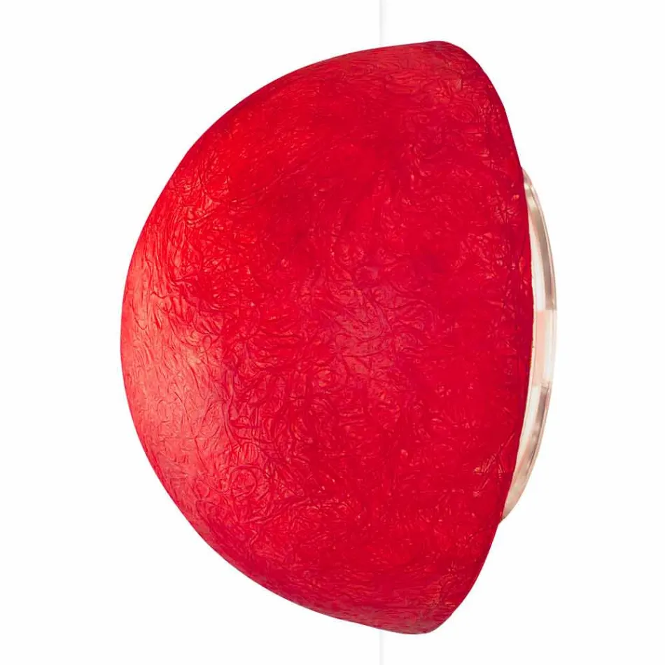 Luminária de parede design In-es.artdesign Botão em nebulite colorida Viadurini