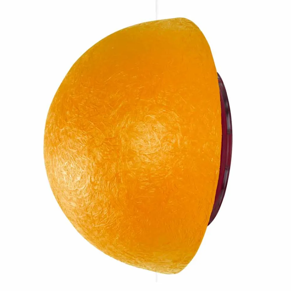 Luminária de parede design In-es.artdesign Botão em nebulite colorida Viadurini