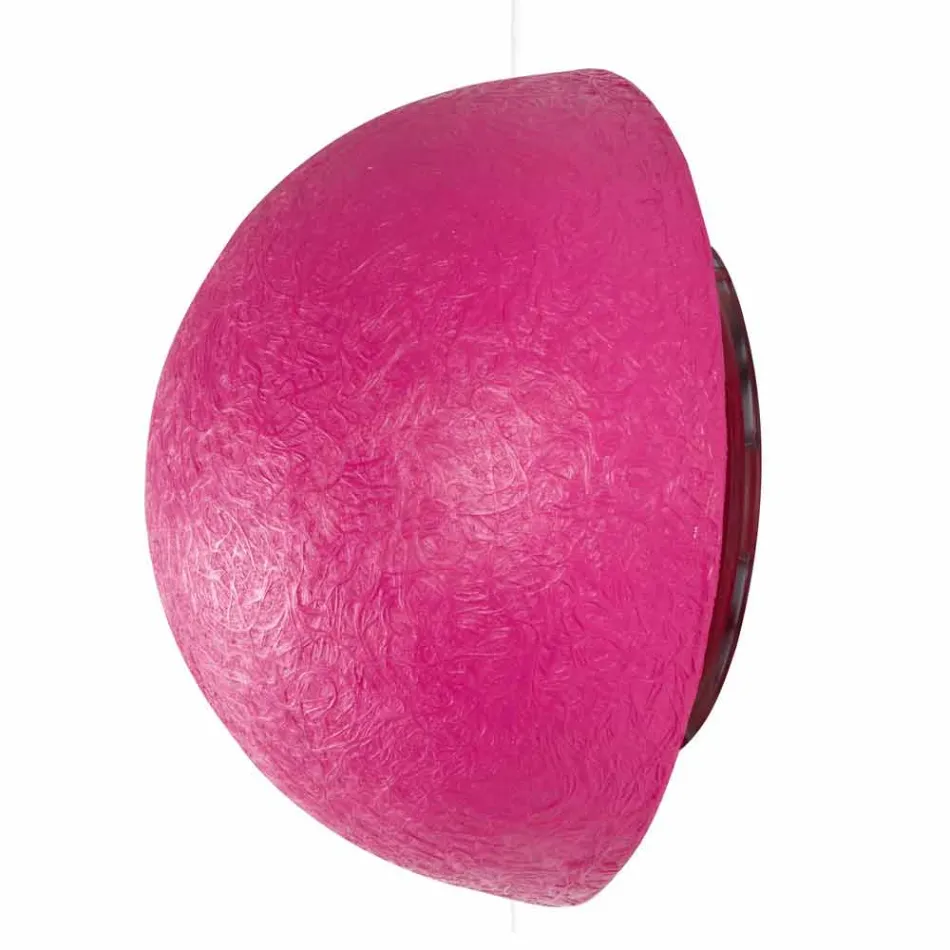 Luminária de parede design In-es.artdesign Botão em nebulite colorida Viadurini