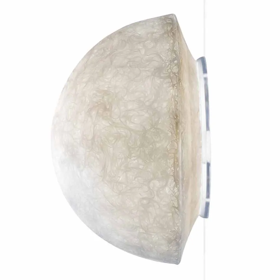 Luminária de parede design In-es.artdesign Botão em nebulite colorida Viadurini