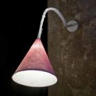 Luminária de parede Designer In-es.artdesign Jazz Lã de cor listrada Viadurini