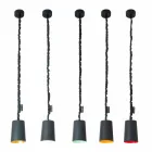 Luminária design suspenso In-es.artdesign Lousa Paint Resin Viadurini