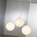 Luminária design Suspensão In-es.artdesign Tre Lune in nebulite