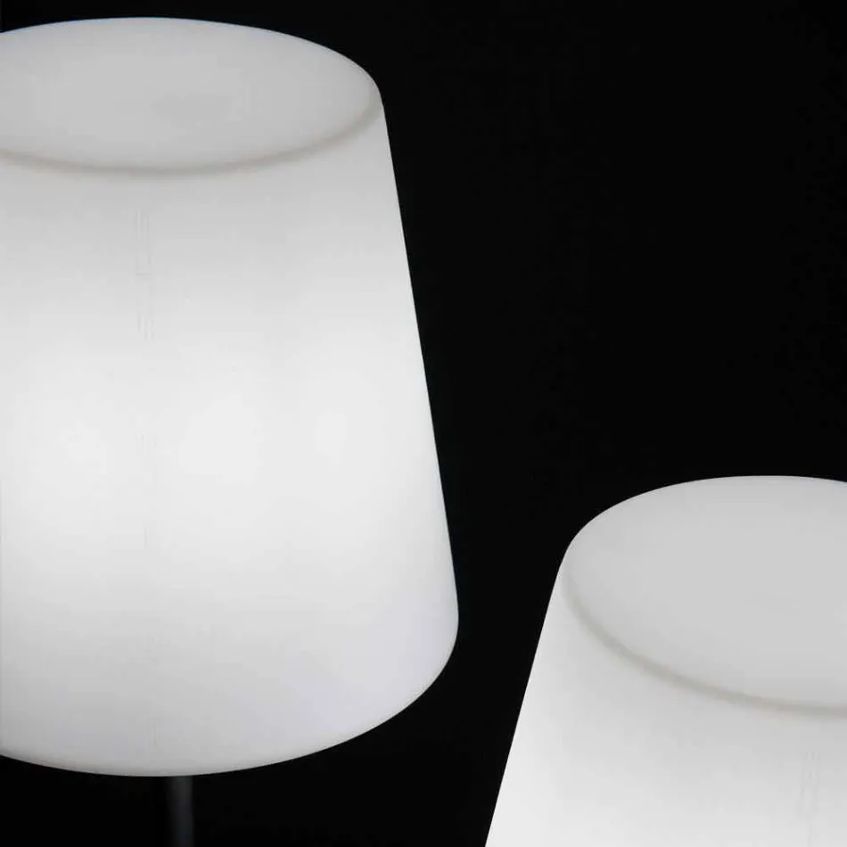 Design da lâmpada de assoalho Ali Baba Steel Slide de metal feito na Itália Viadurini