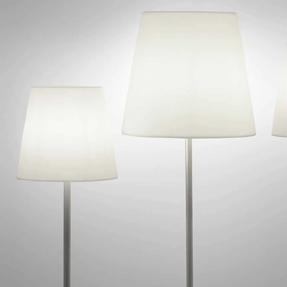 Design da lâmpada de assoalho Ali Baba Steel Slide de metal feito na Itália Viadurini