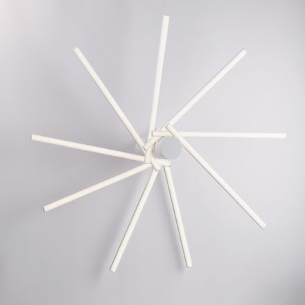 Luminária de design em vidro e metal, fabricada na Itália, para uma decoração elegante - Idra Viadurini