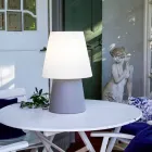 Candeeiro de design moderno para interior ou exterior em plástico colorido - Fungostar Viadurini