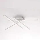 Luminária elegante em vidro e metal, fabricada na Itália para interiores sofisticados - Idra Viadurini