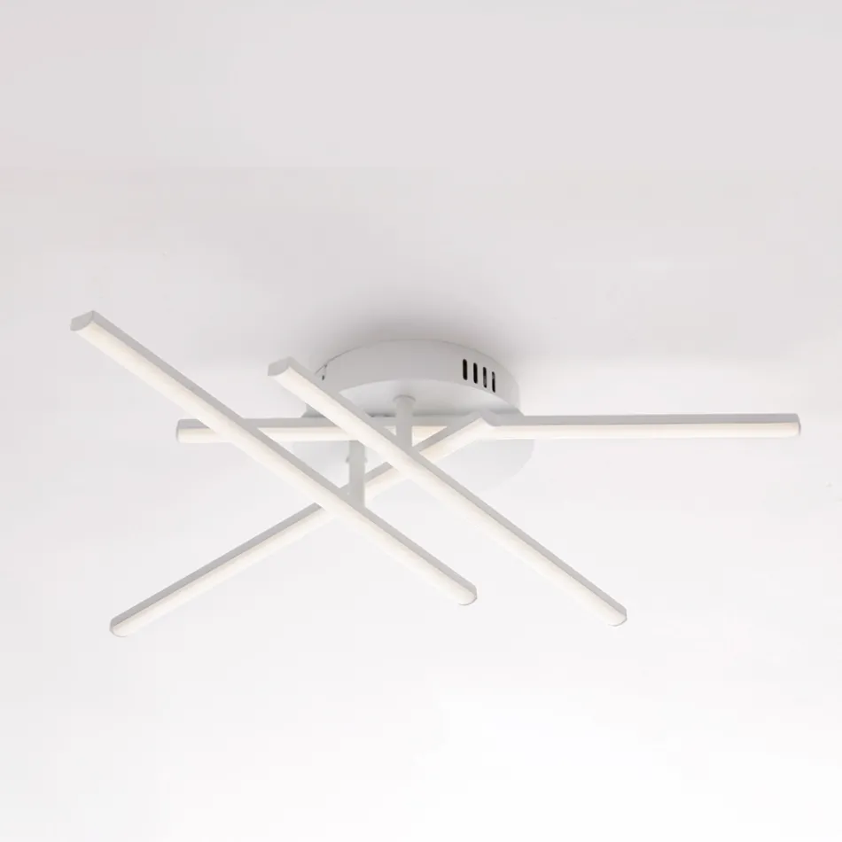 Luminária elegante em vidro e metal, fabricada na Itália para interiores sofisticados - Idra Viadurini