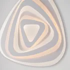 Luminária elegante em vidro e metal, fabricada na Itália para interiores sofisticados - Rigel Viadurini