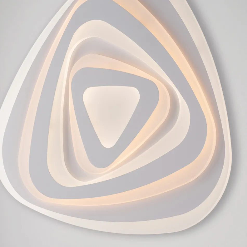 Luminária elegante em vidro e metal, fabricada na Itália para interiores sofisticados - Rigel Viadurini