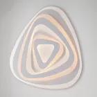 Luminária elegante em vidro e metal, fabricada na Itália para interiores sofisticados - Rigel Viadurini