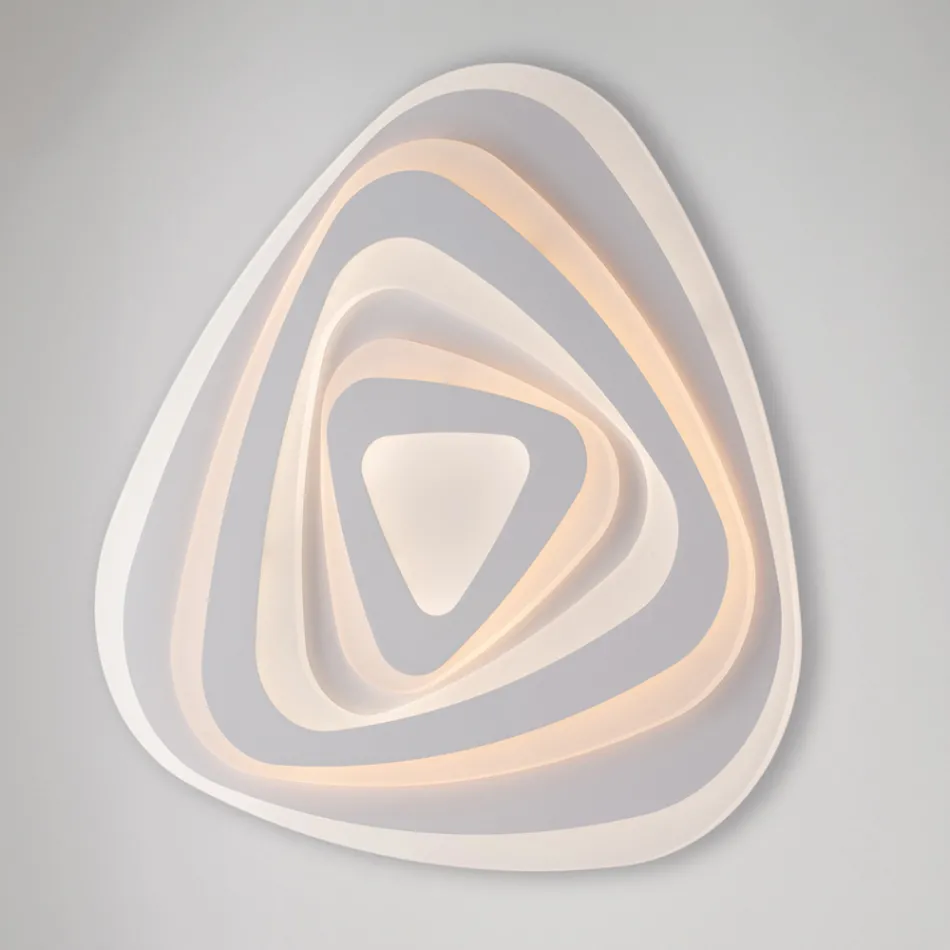 Luminária elegante em vidro e metal, fabricada na Itália para interiores sofisticados - Rigel Viadurini