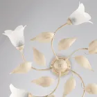 Luminária elegante em vidro e metal, fabricada na Itália para interiores refinados – Sirio Viadurini