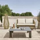 Lâmpada de jardim em alumínio e fibra feita na Itália - Cricket por Varaschin Viadurini